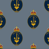 NAVY AUSTRALIA NAVAL EMBLEM ALLOVER GREY - 1088Q